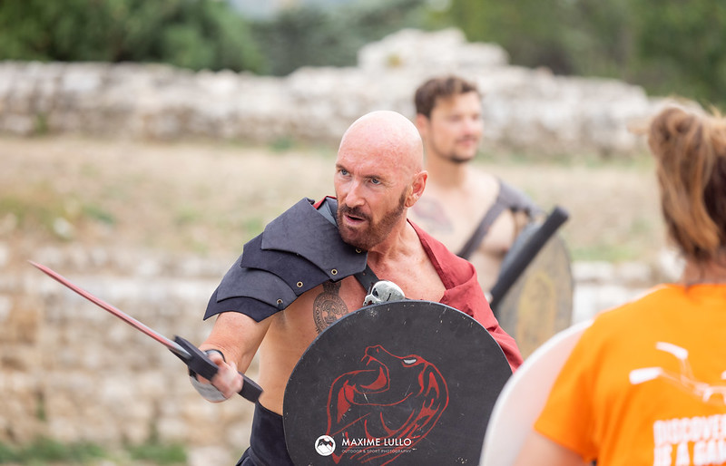 Activité insolite à Nice, combat de gladiateurs aux arènes de la ville