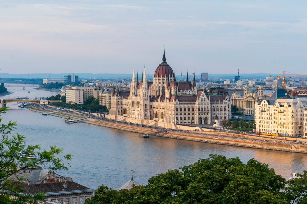 Vue de Budapest en Hongrie